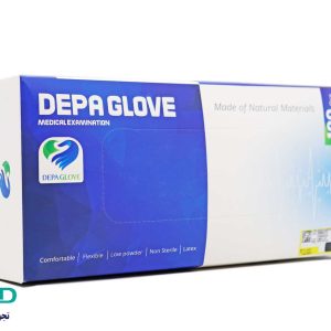 دستکش لاتکس بدون پودر دپا | Depa | سایز L